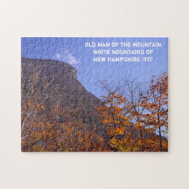 Puzzle Viejo hombre de la montaña New Hampshire (Horizontal)