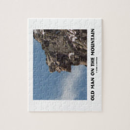 Puzzle Viejo hombre en la montaña (ilusión óptica)