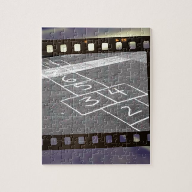 Puzzle Viejo juego del hopscotch (Vertical)