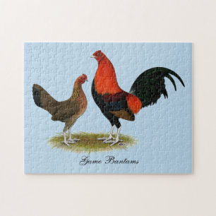 Puzzle Viejo juego inglés Bantams: BB Red Pair