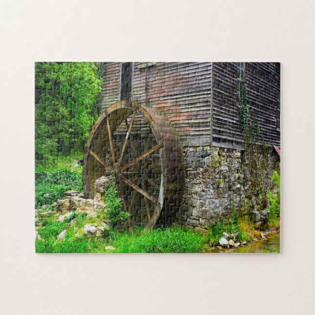 Puzzle Viejo Mill Gatlinburg Tennessee. (Horizontal)