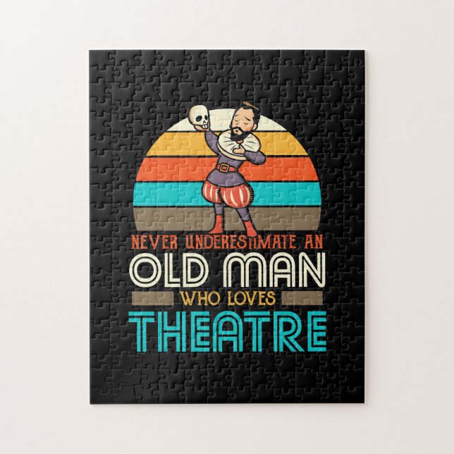 Puzzle Viejo que ama el teatro (Vertical)