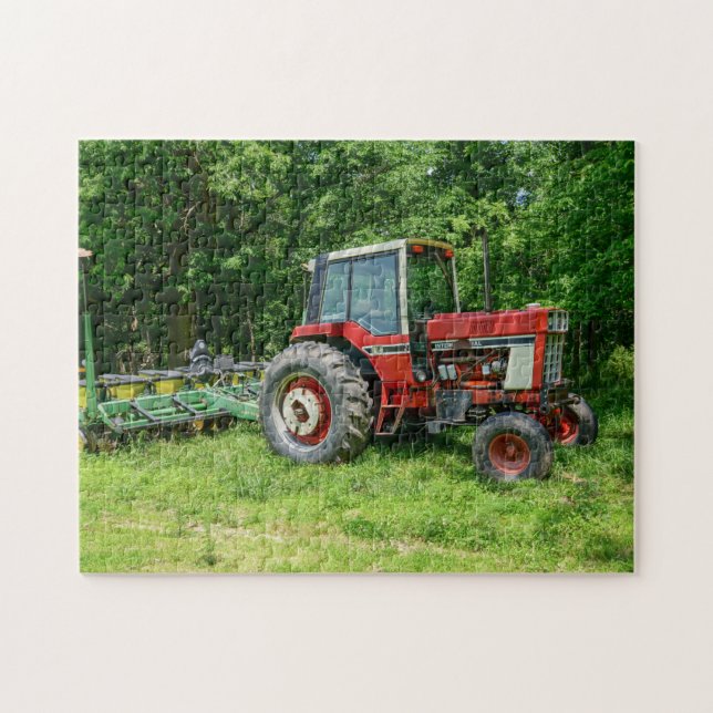 Puzzle Viejo Tractor Internacional (Horizontal)