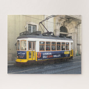 Puzzle Viejo tranvía en Lisboa Portugal