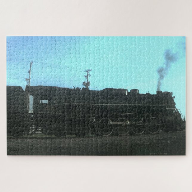 Puzzle Viejo tren de vapor (Horizontal)