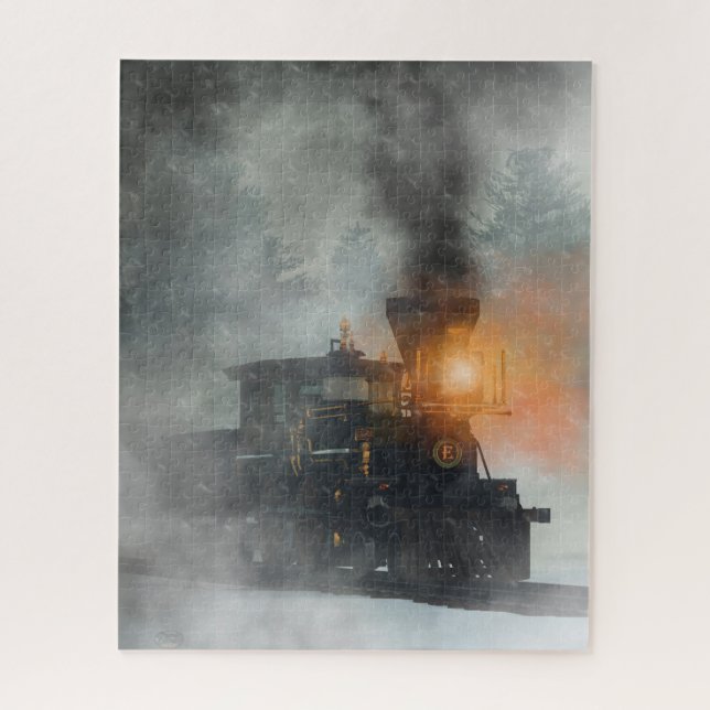 Puzzle Viejo tren de vapor del oeste (Vertical)