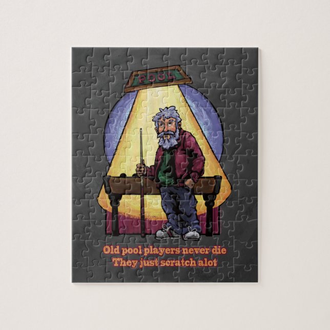 Puzzle Viejos jugadores de la piscina (Vertical)