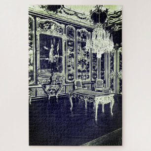 Puzzle Viena antigua palacio de Schonbrunn sala Vieux Laq