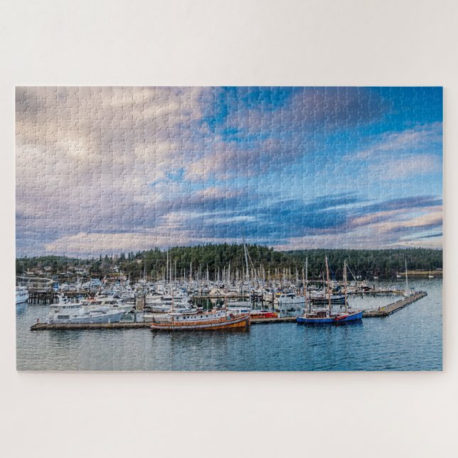 Puzzle Viernes Harbour San Juan Washington (Horizontal)