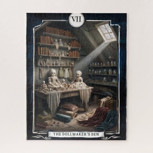 Puzzle VII La guinda del muñeco - no solo muñecas, tarot (Vertical)