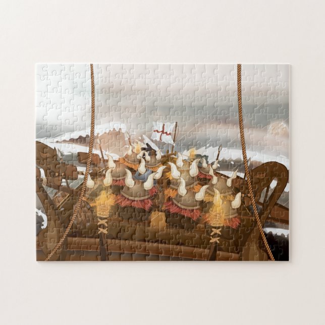 Puzzle Viking Invasion Fleet (Horizontal)