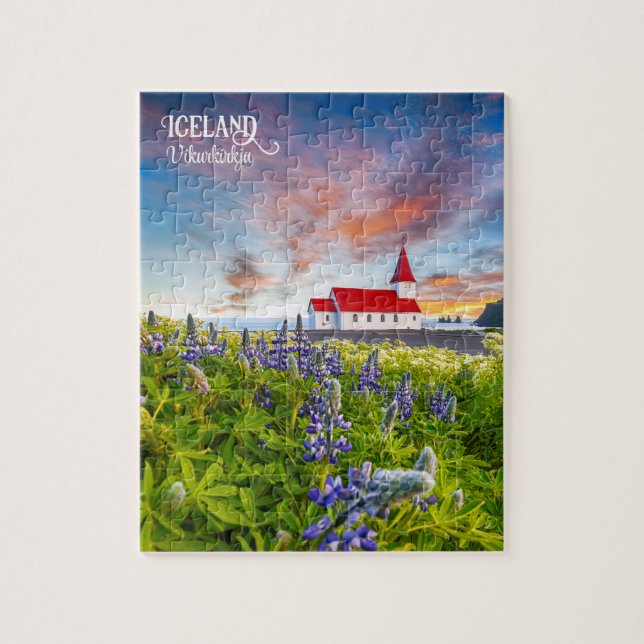 Puzzle Vikurkirkja, Islandia (Vertical)
