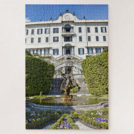 Puzzle Villa Carlotta Como fuente del lago escaleras jard