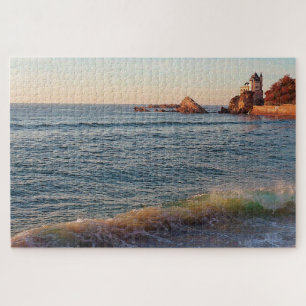 Puzzle Villa en las rocas