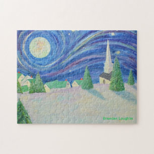 Puzzle Villa Nocturna Starry De Brendan Loughlin