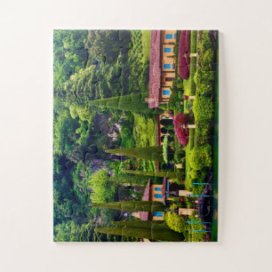 Puzzle Villa Perfección   La Joya del Jardín del Lago de 