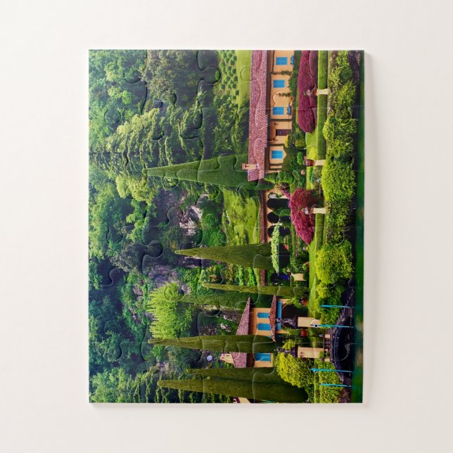 Puzzle Villa Perfección | La Joya del Jardín del Lago de  (Vertical)