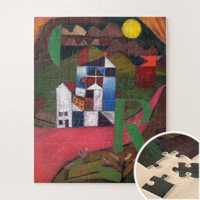 Puzzle Villa R de Paul Klee, Resumen de Arte (Subido por el creador)