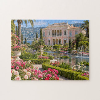 Puzzle Villa Rosa y Jardines de Flores de la Riviera Fran