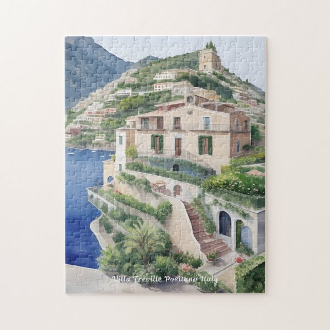 Puzzle Villa Treville Positano Italia Arte Exclusivo (Vertical)