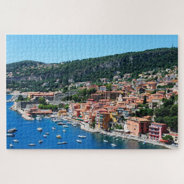Puzzle Villefranche-sur-Mer, Francia (Horizontal)