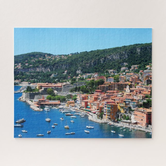 Puzzle Villefranche-sur-Mer, Francia (Horizontal)