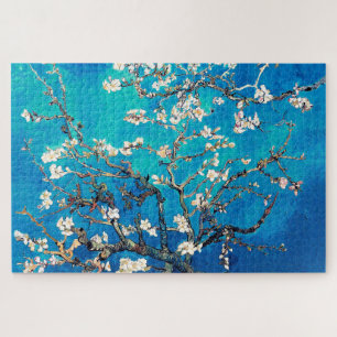 Puzzle Vincent Van Gogh Almond Flores turquesa brillante