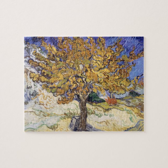 Puzzle Vincent van Gogh| Árbol de mora, 1889 (Horizontal)