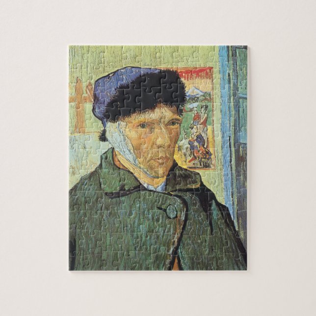 Puzzle Vincent van Gogh - Autorretrato con Oreja Bandida (Vertical)