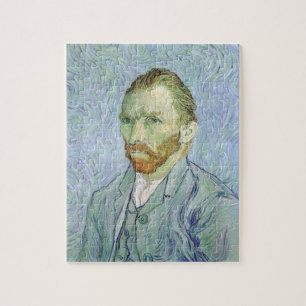Puzzle Vincent van Gogh - Autorretrato de Van Gogh en Azu