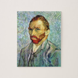 Puzzle Vincent Van Gogh - Autorretrato verde Arte fino