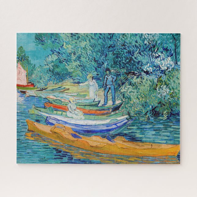 Puzzle Vincent van Gogh - Banco del Oise en Auvers (Horizontal)