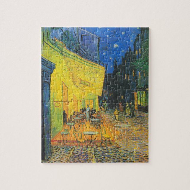 Puzzle Vincent Van Gogh Cafe Terrace de noche (Vertical)