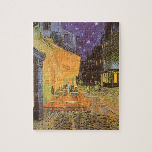 Puzzle Vincent van Gogh - Cafe Terrace de noche (Vertical)