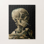Puzzle Vincent van Gogh - Calavera con cigarrillo en llam<br><div class="desc">Cabeza de un Skeleton con un cigarrillo en llamas / Calavera con cigarrillo en llamas / Crane de squelette fumant une cigarrillo - Vincent van Gogh,  1885</div>