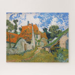 Puzzle Vincent van Gogh - Calle de Auvers-sur-Oise<br><div class="desc">Calle de Auvers-sur-Oise - Vincent van Gogh,  Oil on Canvas,  1890 en Auvers-sur-Oise</div>
