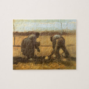 Puzzle Vincent van Gogh - Campesinos plantando papas