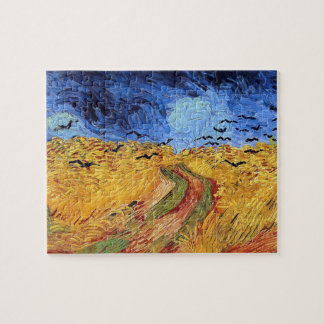 Puzzle Vincent Van Gogh - Campo de trigo con cuervos negr