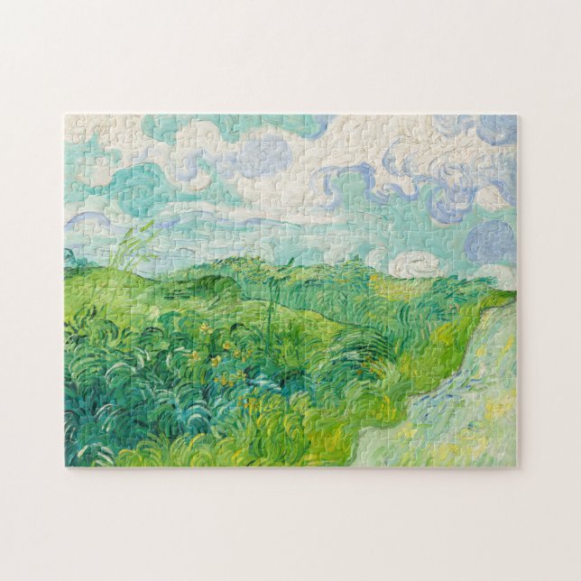 Puzzle Vincent van Gogh - Campo de Trigo Verde, Auvers (Horizontal)