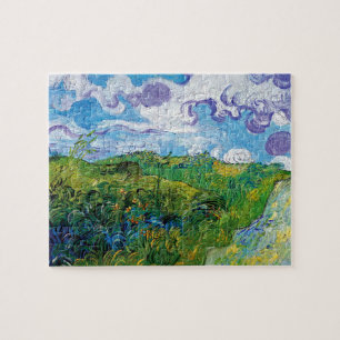 Puzzle Vincent Van Gogh - Campos De Trigo Verde En Auvers