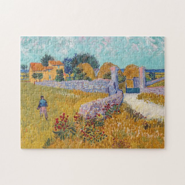 Puzzle Vincent van Gogh - Casa de campo en Provenza (Horizontal)