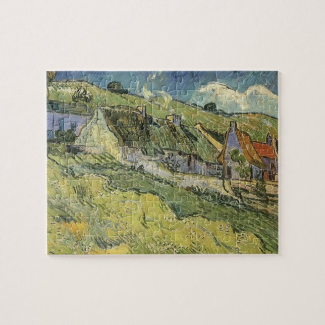 Puzzle Vincent van Gogh - Casas de paja (Horizontal)