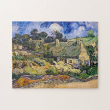 Vincent Van Gogh - Casas de paja en Cordeville