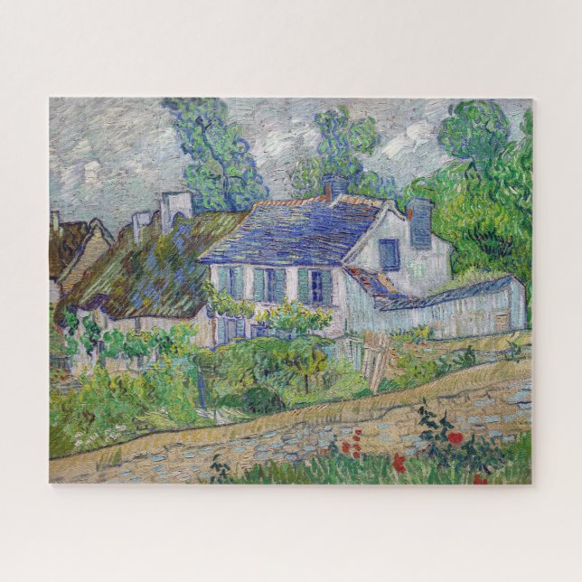 Puzzle Vincent van Gogh - Casas en Auvers (Horizontal)