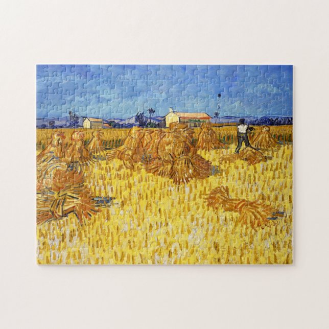 Puzzle Vincent van Gogh - Cosecha en Provenza (Horizontal)