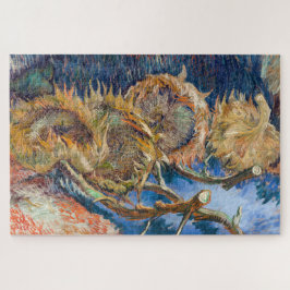 Puzzle Vincent van Gogh - Cuatro girasoles cortados