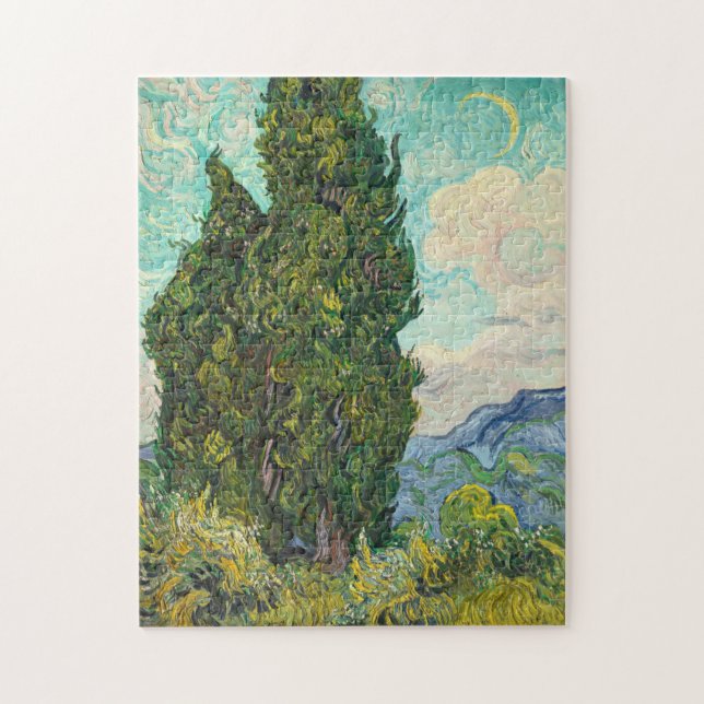 Puzzle Vincent Van Gogh Cypresses (Vertical)