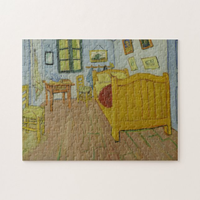 Puzzle Vincent Van Gogh, dormitorio en Arles, primera ver (Horizontal)