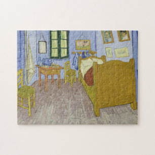 Puzzle Vincent Van Gogh, dormitorio en Arles, tercera ver