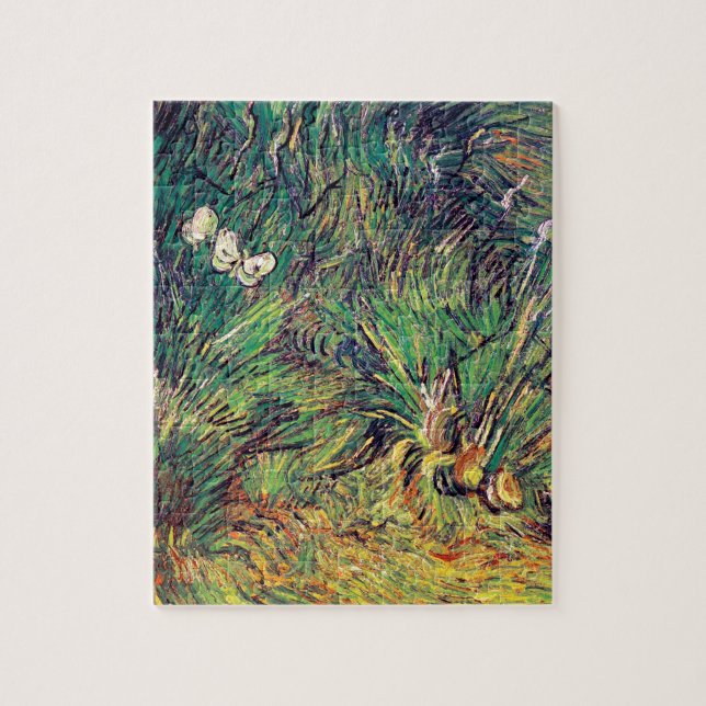 Puzzle Vincent Van Gogh - Dos Mariposas Blancas Arte Fino (Vertical)